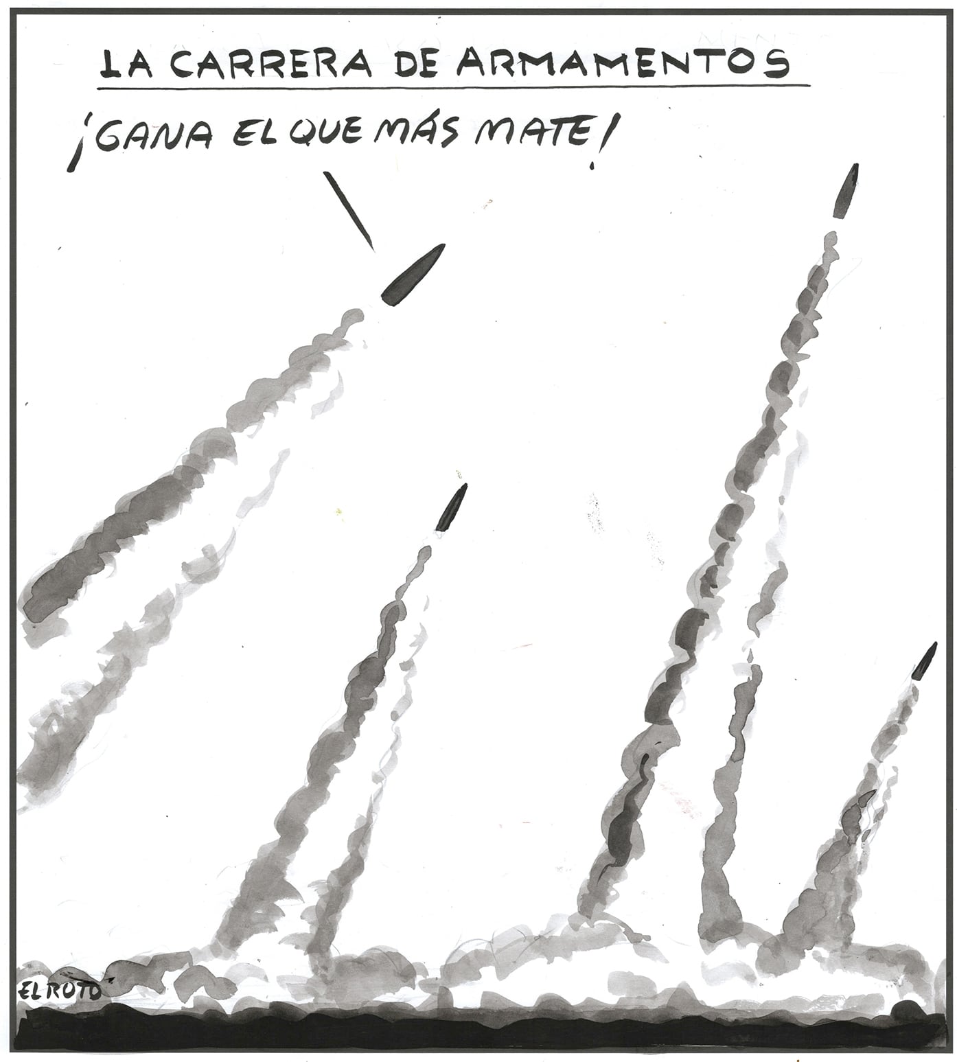 El Roto: carrera armamentística