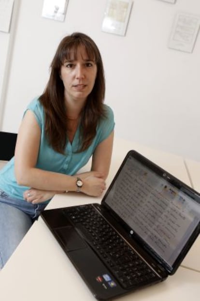 La grafóloga Sandra Cerro