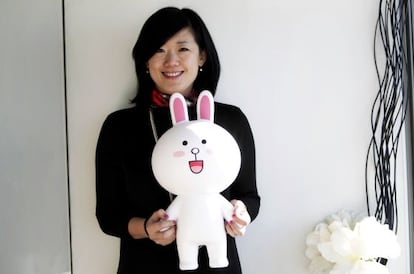 Sunny Kim, consejera delegada de Line en Espa&ntilde;a.