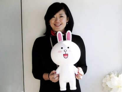 Sunny Kim, consejera delegada de Line en Espa&ntilde;a.