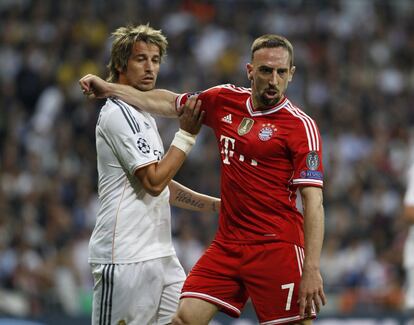 Coentrao con Ribery