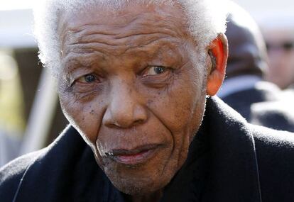 Nelson Mandela, en junio de 2010.
