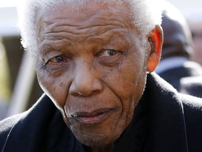 Nelson Mandela, en junio de 2010.