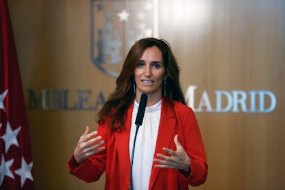 La potavoz de Más Madrid, Mónica García.