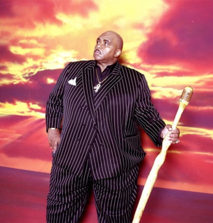 Solomon Burke, legendario intérprete soul, fallecido a los 70 años, en una imagen promocional de 2003.