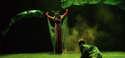 Una de las escenas de 'El mago de Oz'.