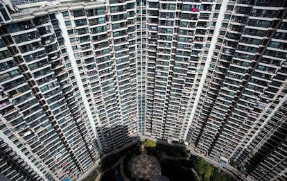 Varios edificios de viviendas residenciales en Shanghái