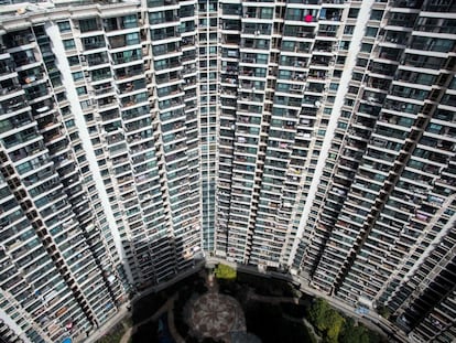 Varios edificios de viviendas residenciales en Shangh&aacute;i