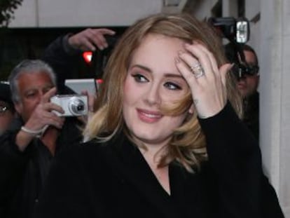 La cantante Adele, en Londres.