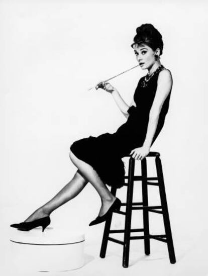 La actriz Audrey Hepburn.