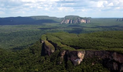 Panor&aacute;mica del la Serran&iacute;a de Chiribiquete.