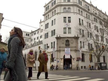 Fachada del hospital del Centro Gallego de Buenos Aires.