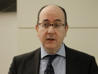 José María Roldán, en unas jornadas financieras, en 2011