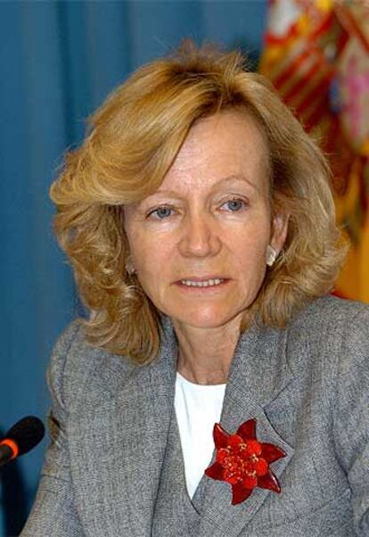 La ministra Elena Salgado.