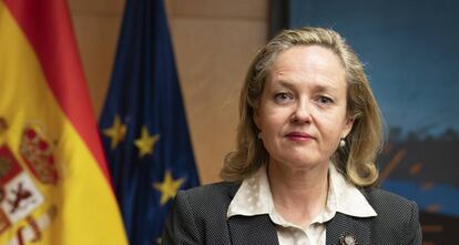 La vicepresidenta tercera y ministra de Asuntos Económicos y Transformación Digital, Nadia Calviño.