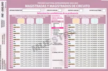 BOLETAS ELECTORALES INE