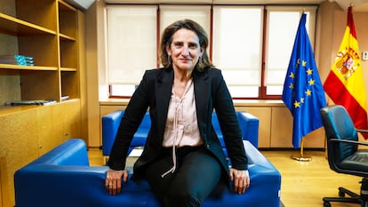 DVD1254. Teresa Ribera, vicepresidenta primera y comisaria de Competencia de la Comisión Europea, en su sede en Madrid. Álvaro García. 21/02/2025