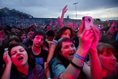 Asistentes al Primavera Sound de 2010.