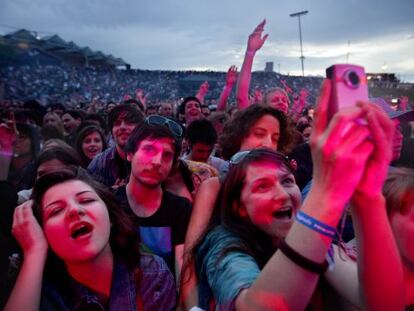 Asistentes al Primavera Sound de 2010.