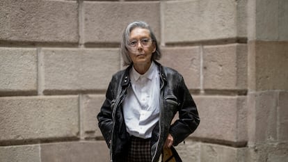 Anne Carson, poeta, fotografiada al Palau de la Virreina