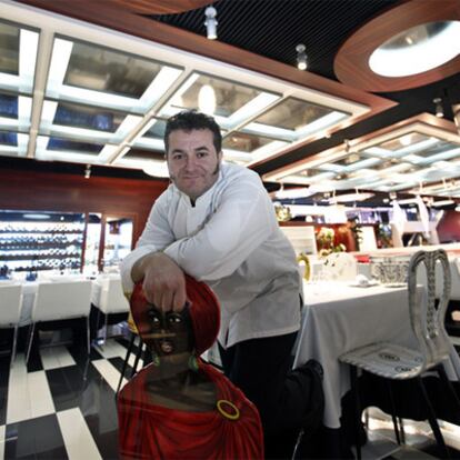 Rafa Morales, en el restaurante del Casino de Valencia.