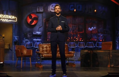 El humorista David Broncano durante la presentación del programa 'La resistencia', en enero de 2018.