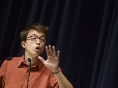 Podemos policy chief Iñigo Errejón.