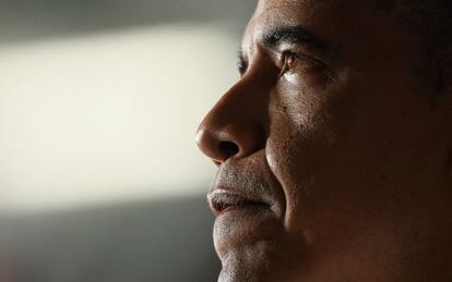 Barack Obama durante un discurso en Ohio.