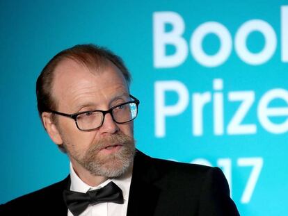 George Saunders, en la entrega del Premio Man Booker.