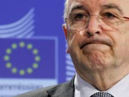 El comisario europeo de Competencia, el español Joaquín Almunia. EFE/Archivo