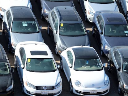 Vehículos del grupo Volkswagen en California.