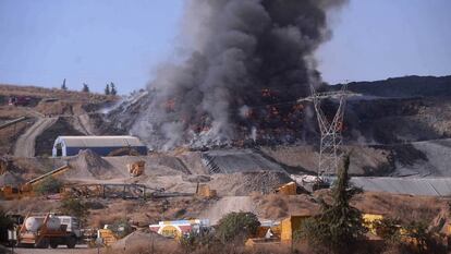 Incendio en una planta de pl&aacute;sticos de C&oacute;rdoba.