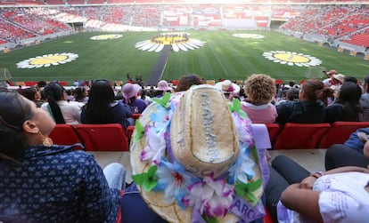 Visão do estádio Manuel Garrincha.