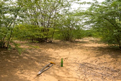 Rajasthan. "Tengo que levantarme antes del amanecer para ir al baño y llevar a uno de mis nietos para que cargue el agua", dice Antri Devi, de 70 años. Las personas con discapacidades son las que más sufren por la falta de aseos o de acceso a ellos y no tienen más remedio que depender de otros cuando tienen que ir.