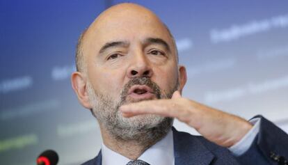El comissari europeu d'Afers Econòmics, Pierre Moscovici, la setmana passada a Luxemburg.