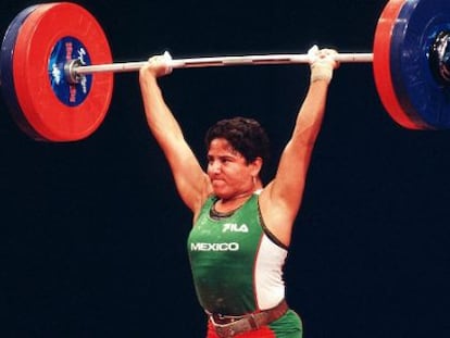 La medallista mexicana Soraya Jim&eacute;nez.