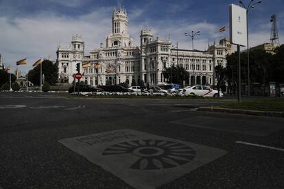 El Palacio de Cibeles, sede del Ayuntamiento de Madrid.