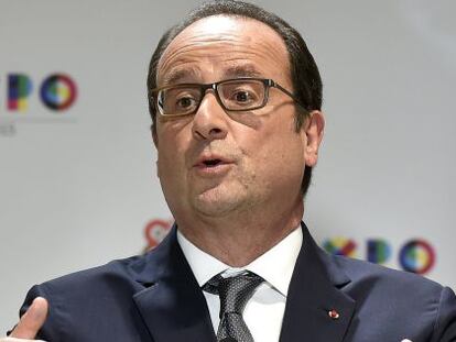 El presidente de Francia, rancois Hollande.