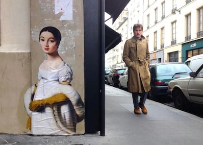 Un cuadro poco conocido del Louvre replicado en las calles de París.