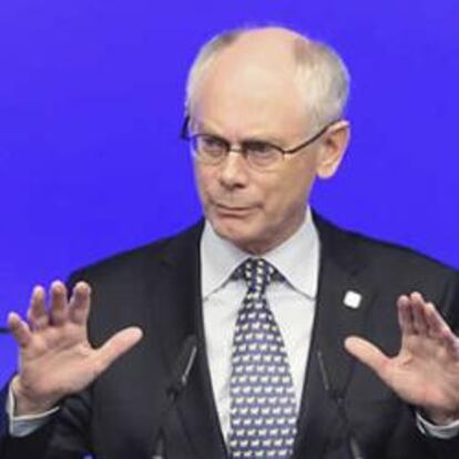 El presidente del Consejo Europeo, Herman Van Rompuy