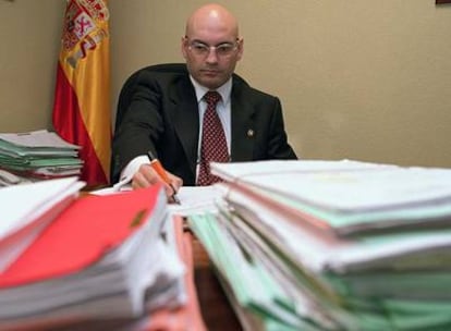 Javier Gómez Bermúdez, en su despacho de la Audiencia Nacional.