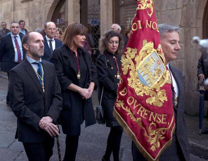 Gonzalo Pérez Jácome, a la izquierda, el pasado 11 de noviembre.