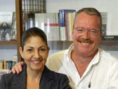 Cristina Marcano y Alberto Barrera, ayer en Madrid.
