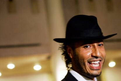 Saadi Gadafi, en una fiesta benéfica en Venecia.