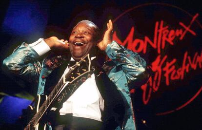 B. B. King en el Festival de Jazz de Montreux.