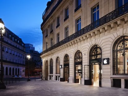 La tienda de Apple en Opéra de París