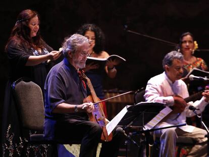 Jordi Savall en un concert al Grec. 