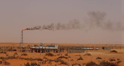 Unas instalaciones de Aramco a 160 kilómetros de Arabia Saudí