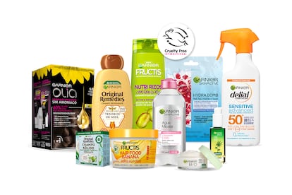 La etiqueta cruelty free aparecerá en absolutamente todos los cosméticos de Garnier a nivel global.