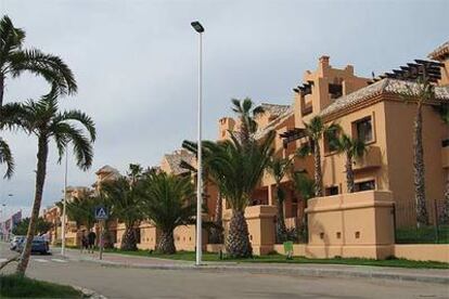 Urbanización de chalés adosados que construye Juan Antonio Roca en Los Alcázares (Murcia).